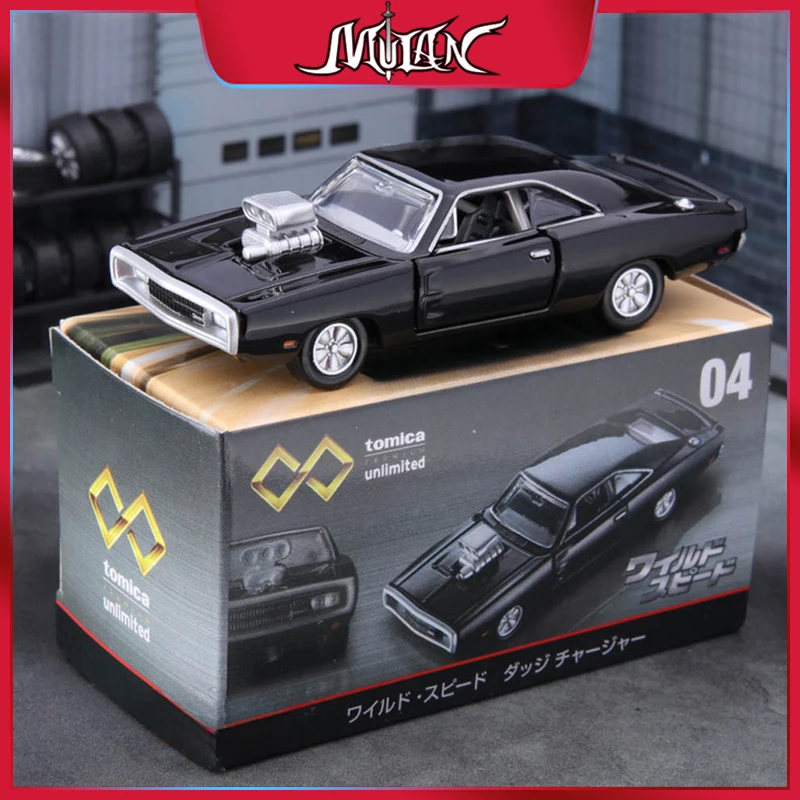 

Dodge Challenger Takara Tomy Tomica Premium Unlimited 04 Mini Car Fast and Furious Movie Metal Model Kids Toys for Boys Gifts