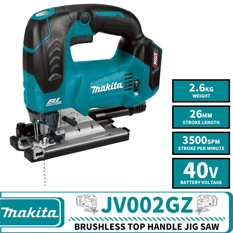 

Литиевые электроинструменты Makita JV002GZ, беспроводная головоломка с верхней ручкой, XGT, 40 в