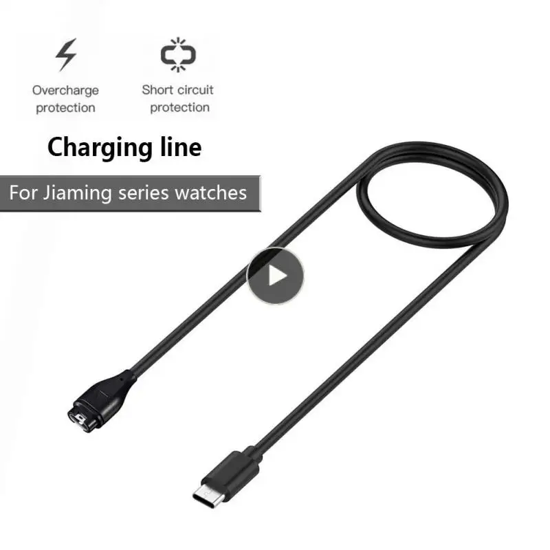 

Power Cable Charger 1 Meter For Garmin Fenix 7 7s 7x 6s Type-c Charger Fast Charging Data Cable For Jiaming Series Watches