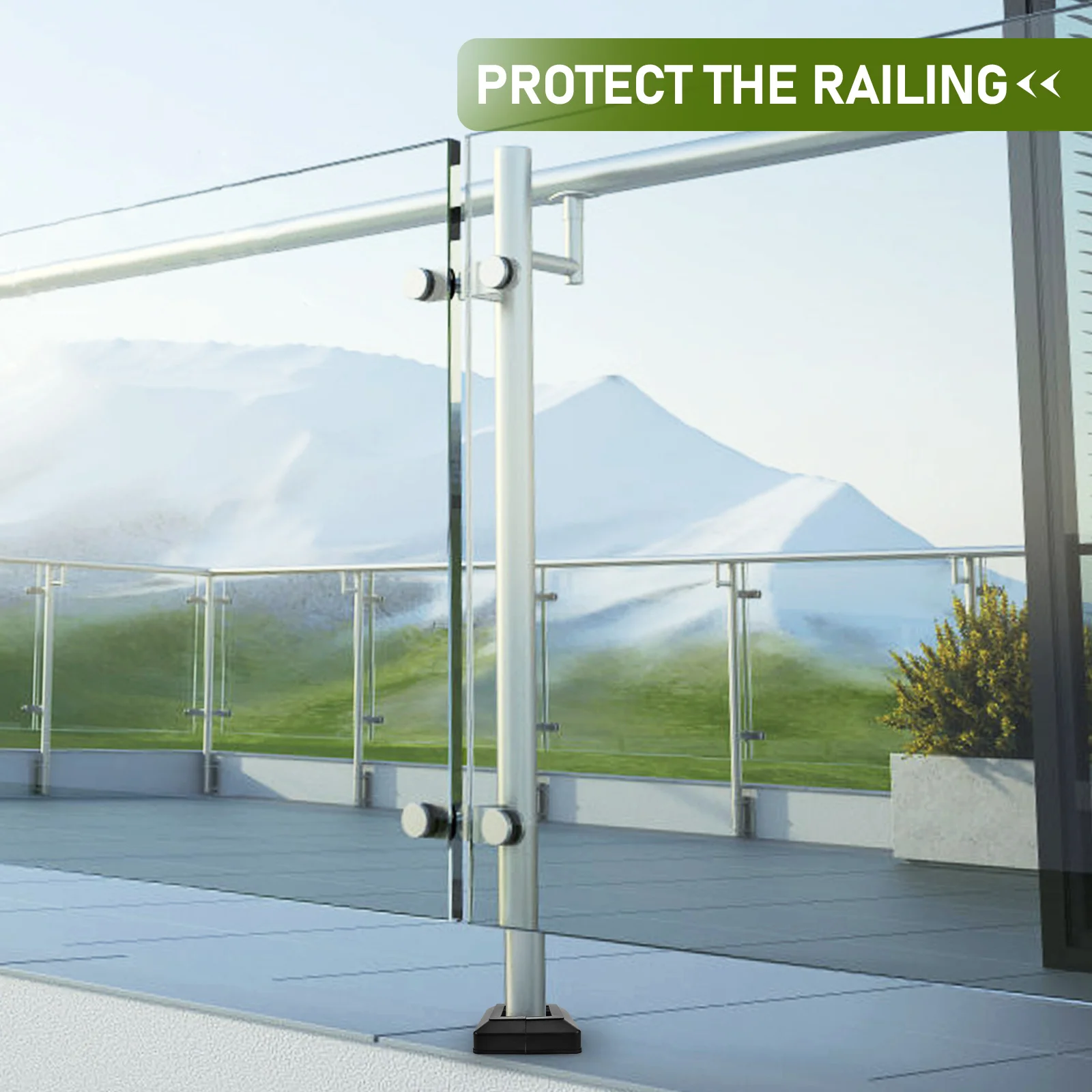 2 шт. квадратная трубка для забора декоративная крышка колпачок стойки лампы