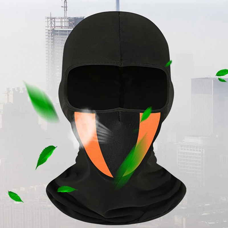 

Breathable Balaclava Motorcycle Full Face Mask Motorbike Mask Motocross Helmet Hood Moto Riding Neck Face Hood
