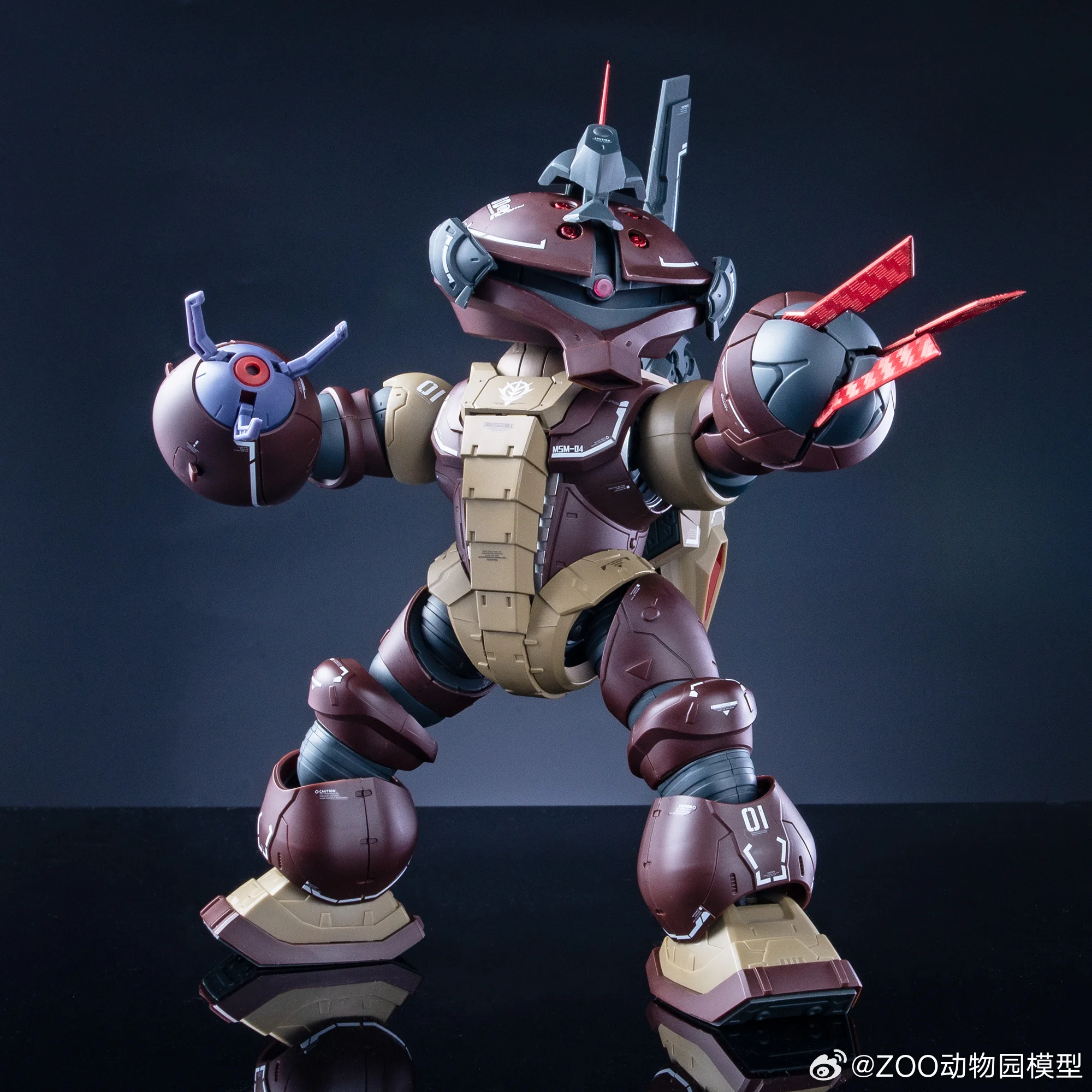 Фото Модель ZOE, нестандартная масштабная модель MSM-04 Acguy Thunderbolt Ver. Коллекционная пластиковая модель-конструктор «Амфибийный мобильный костюм» для фанатов аниме №4