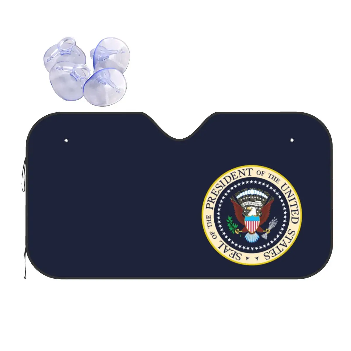 

USA President Seal Logo Universal Windshield Sunshade 76x140cm President Election Vote Donald Trump Foils Sun Visor Car-styling