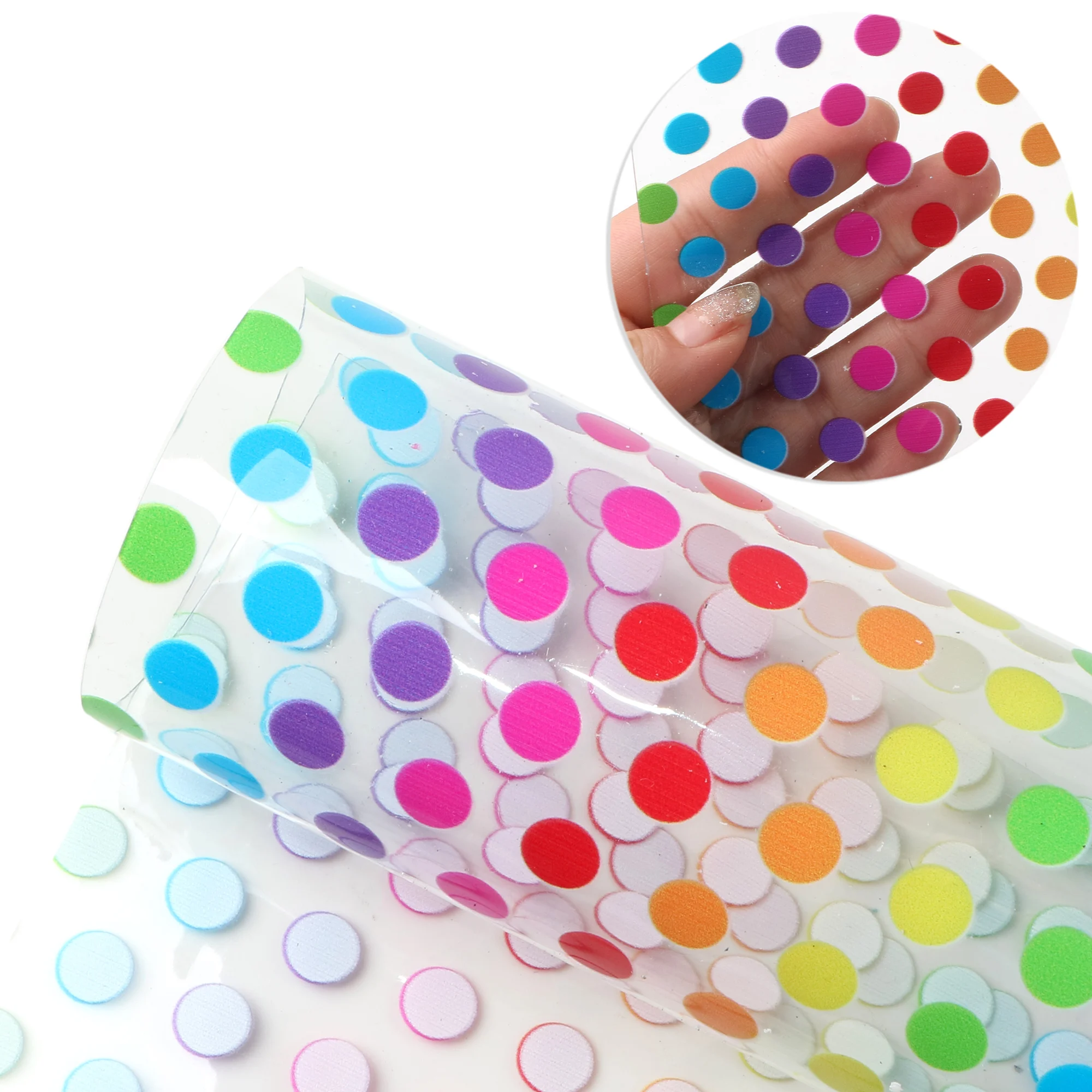 Прозрачная УФ Радужная Цветочная синтетическая искусственная кожа ткань Сделай