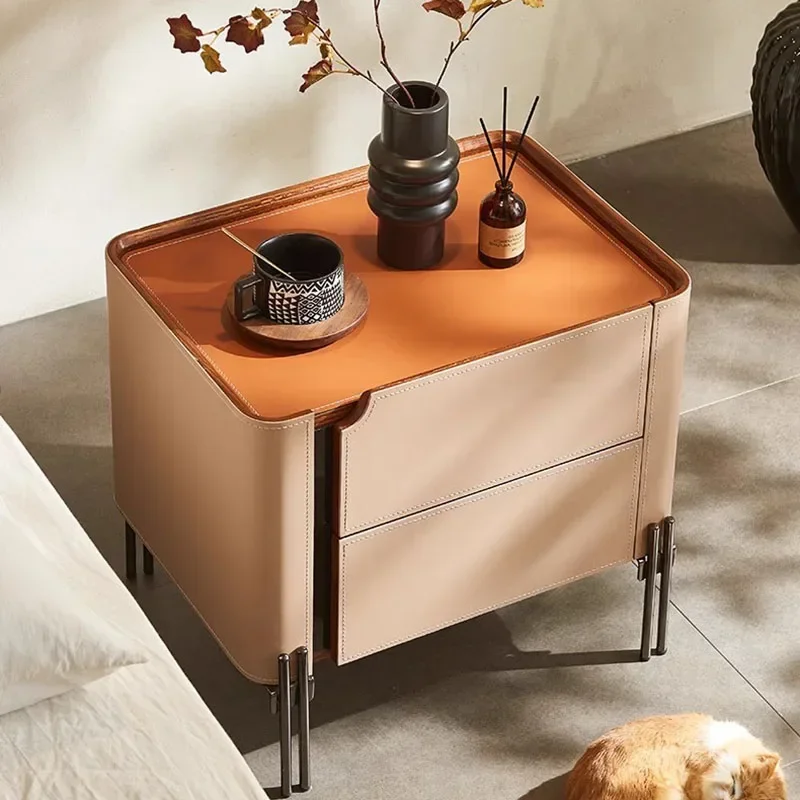 y do kawy Szafy sypialni Stolik nocny Dodatkowa komoda Wąskie drewno Śliczne skandynawskie Nachttisch Otwarte meble przechowywania Ordinarys