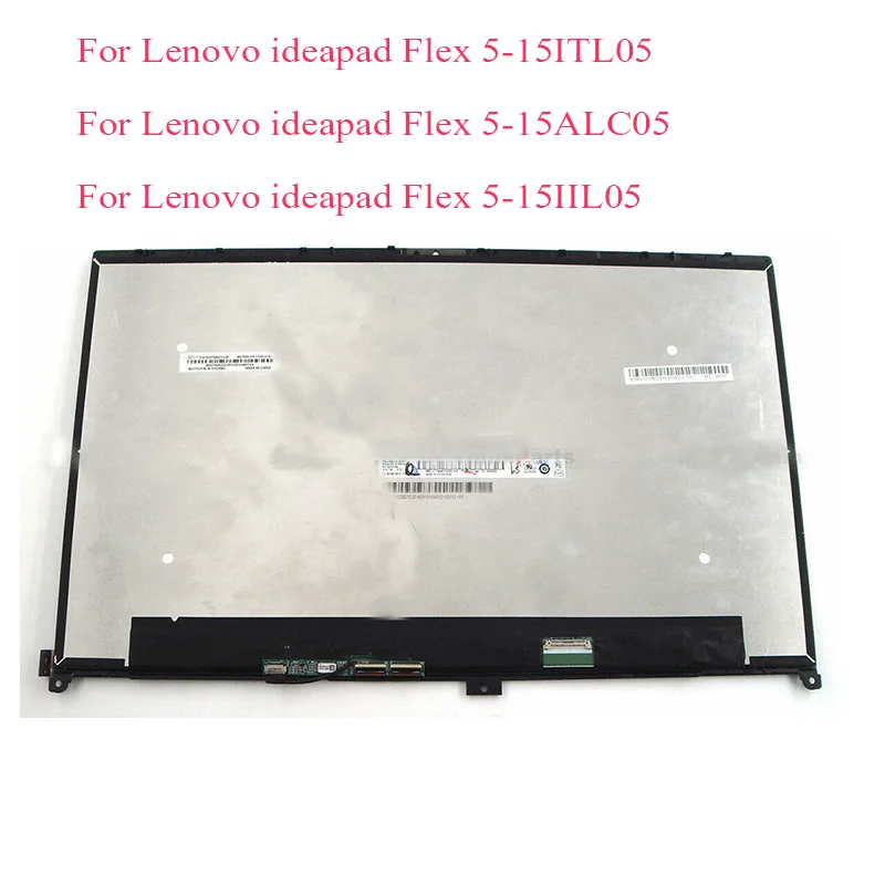 

15.6'' Laptop LCD Touch Screen Replacement Assembly Panel For Lenovo Ideapad Flex 5 15ALC05 82HV 5 15IIL05 81X3 5 15ITL05 82HT