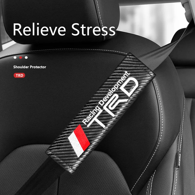 

For Toyota Chr Yaris Auris Rav4 Hilux Avensis t25 Corolla 2022 Seat Belt Cover Safety Belts Shoulder Protection Car Accessories
