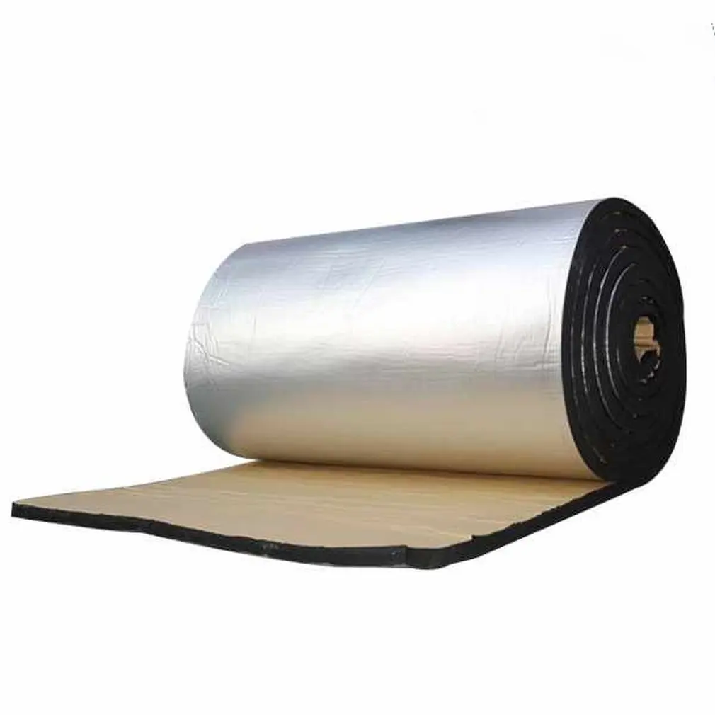 

2023 Car Heat Shield Insulation Sound Deadener Mat Aluminum Foil Car Noise Insulation Dampening Foam For Car Hood Engine Door