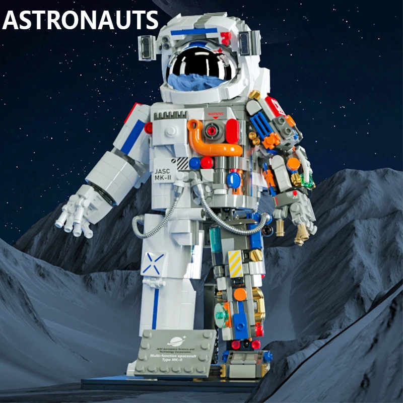 

900PCS Astronaut Aviation Series Building Block Space Aerospace Bricks Mechanics Assembling Toys Kids Learning Educational Model