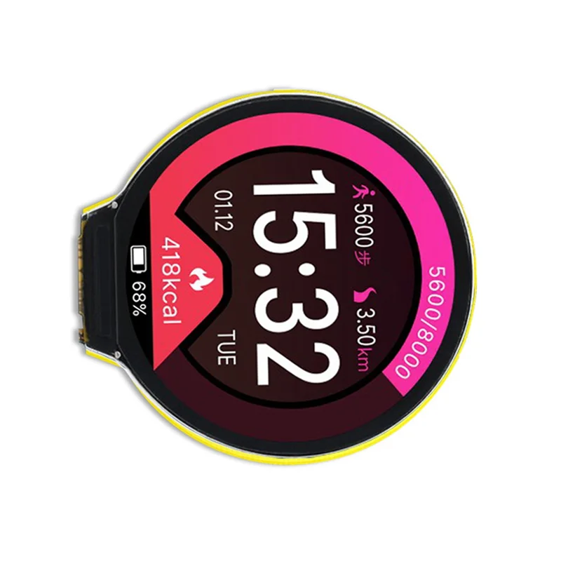 Макетная плата ESP32-C3 1 28-дюймовый круглый ЖК-экран с модулем Wi-Fi Bluetooth без сенсорной