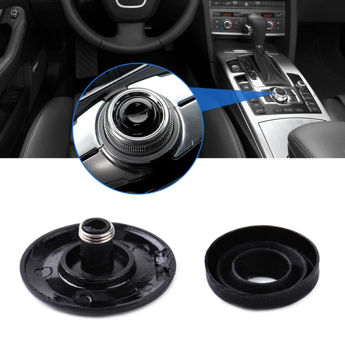 Для Audi A4 A5 A6 Q5 Q7 S4 S6 m контроллер Центральная кнопка Крышка MMI ручка ремонтный
