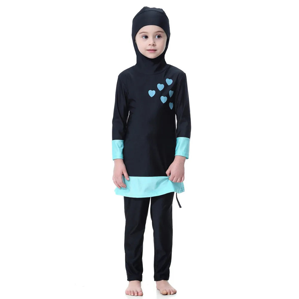 

Muslim Girls Swimsuit Islamic Kids Two Piece Girls Kids Hijab Muslim Girls Beach Swimwear Swimwear