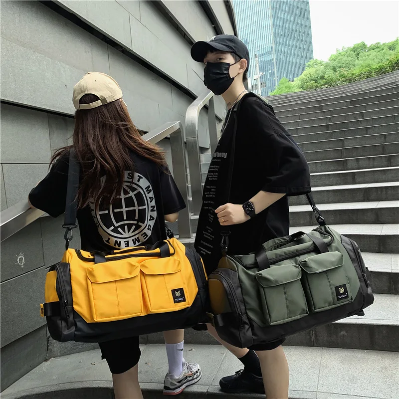Cargo Travel Bag For Women Men Packing Cubes For Travel Organizer Unisex Shoulder Bags Waterproof Large Capacity Luggage Female