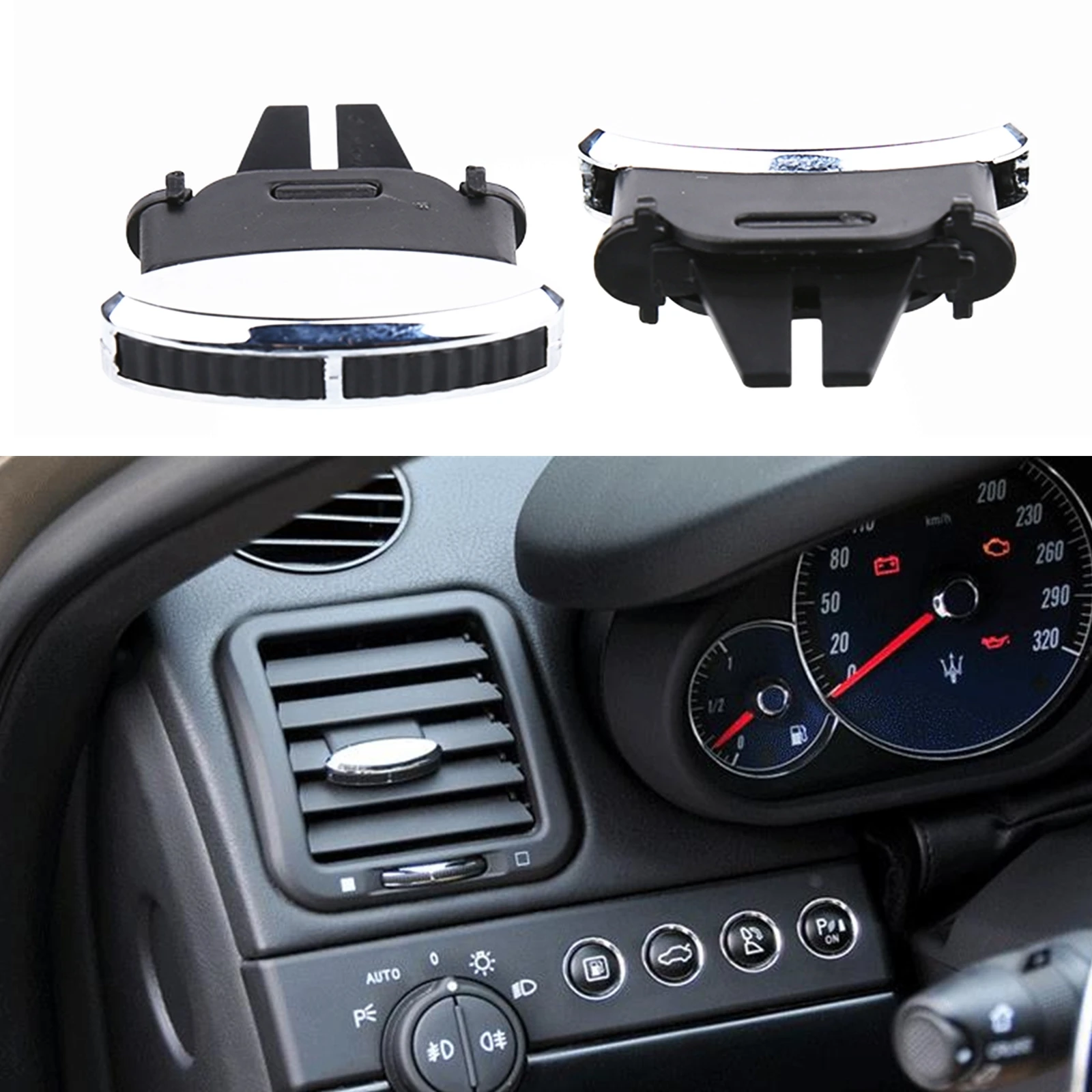 

Передняя решетка для вентиляционного отверстия автомобиля, решетка для решетки рамы, фотоэлектрическая решетка с чипом для Maserati Quattroporte 2004-2012