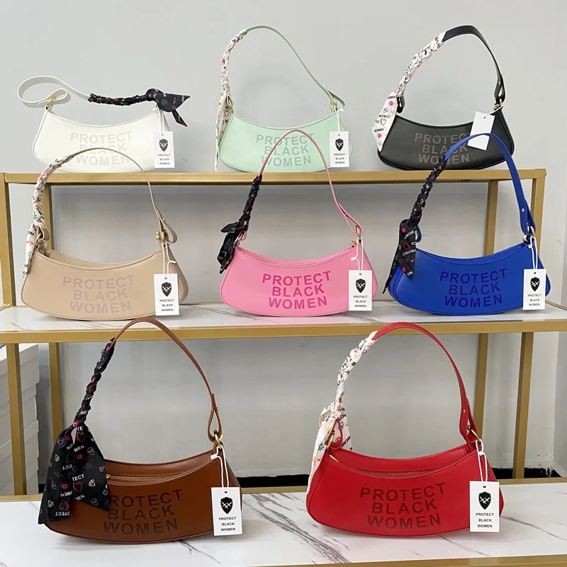 French Silk Scarf Underarm Bag Women'S 2022 Messenger Shoulder Bag Custom Purses And Handbags Luxury Women