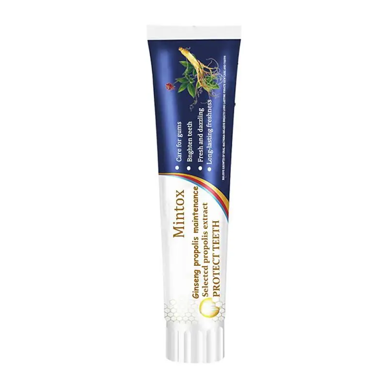 

Teeth White Toothpaste Ginseng Propolis Toothpaste Whitenings Stain Removal 100g Bad Breath Deep Cleaning Toothpaste Loose Teeth