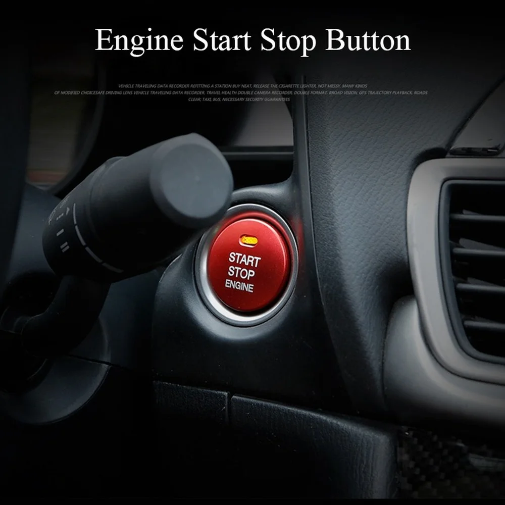 

Car interior decoration Engine Start Stop Ignition Key Ring Cover Fit For Mazda 3 BM BN 6 GJ1 GL CX-4 CX4 Car Decor Accessories