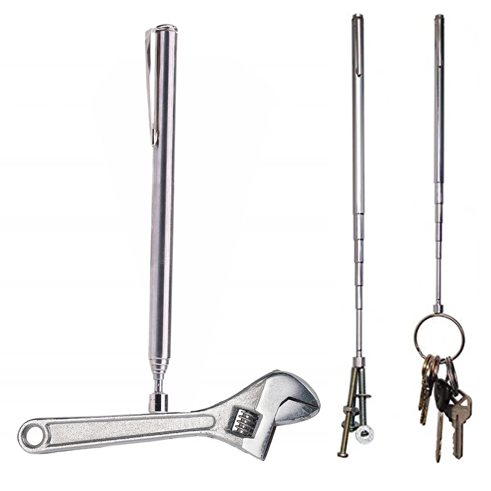 

5pcs Magnetic Telescopic Pickup Tool Spring Magnetic Suction Bar for Picking Up Nuts and Bolts Flexible Grabber