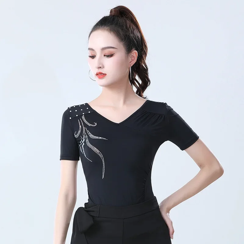 Женский костюм для латинских американских танцев спорта и соревнований с юбкой