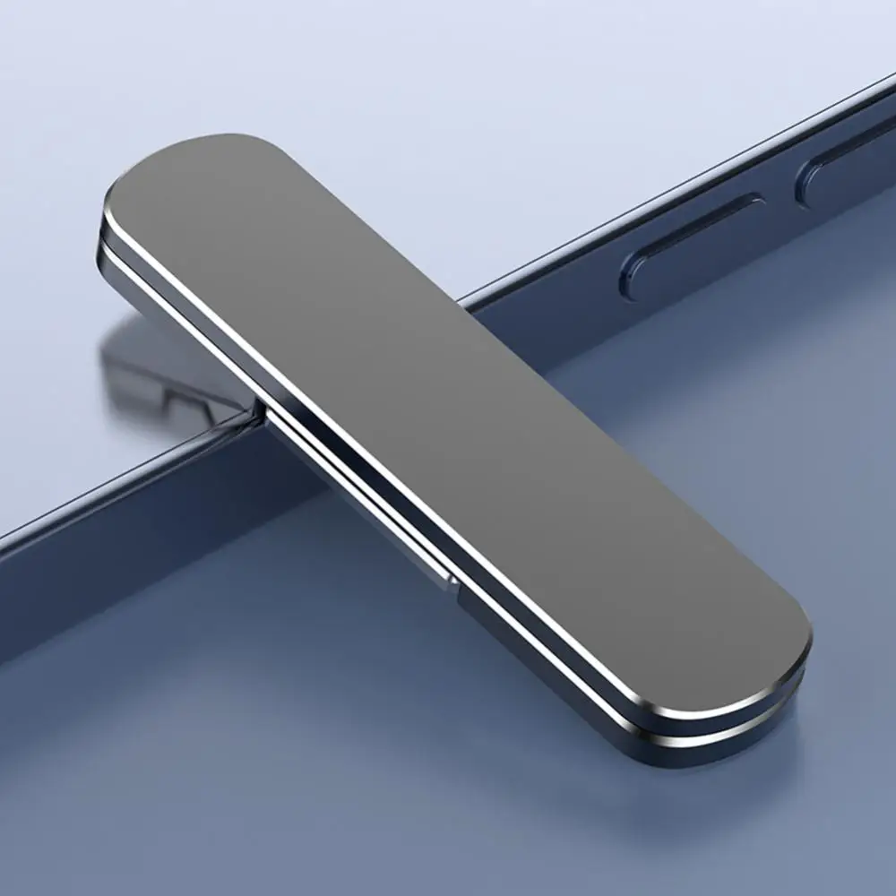 

Universal Mini Metal Folding Mobile Phone Holder Stand Aluminum Alloy Invisible Portable Stand Bracket Desktop Phone Holder
