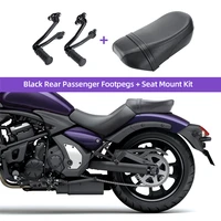 motorcycle rear passenger seat pad custom foot pegs pedal mount for kawasaki vulcan s 650 vn650 2015 2022
