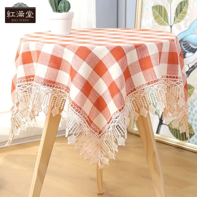 

Table Cloth Art Tea Table Small Round Table Cloth Square Cover Bedside Table