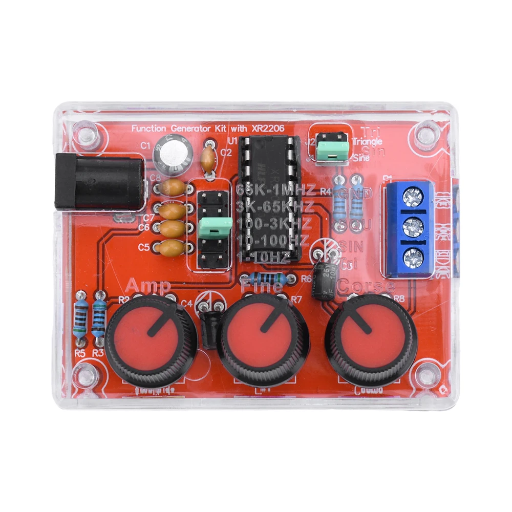 Генератор сигналов XR2206 функциональный синусоидальный/треугольный/квадратный