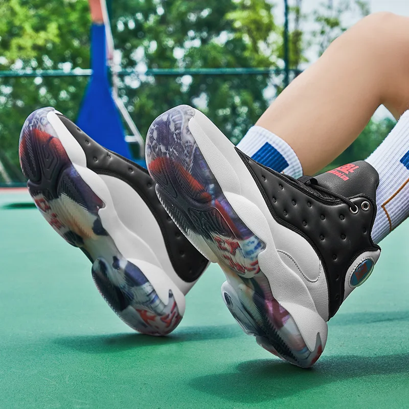 Men's Professional Basketball Training Shoes Outdoor Sports Shoes Youth Fashion Fitness Basketball Boots Men's Sports Shoes