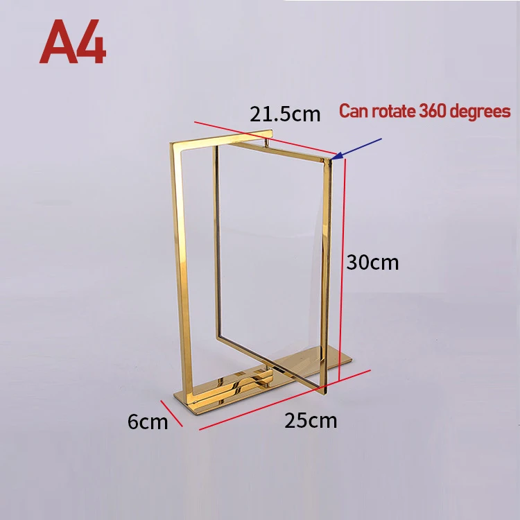 

Металлическая вращающаяся подставка для меню ZHOUZHI