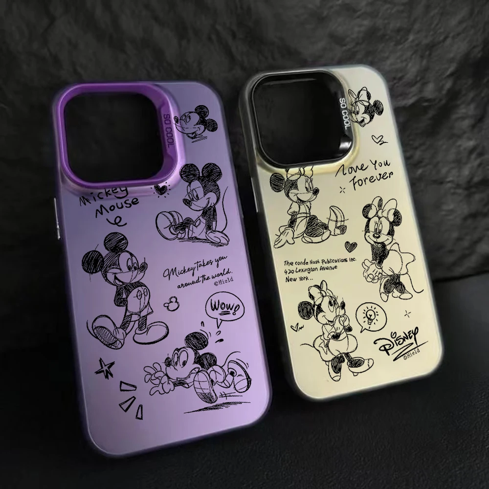Чехол для телефона Funny Cute Mickeys Minnies Mouse vivo Y04 Y03 Y78 Y36 Y100 Y27 Y17s Y16 Y02 Y22s V30e V40 V27e V29 V29e S15 V25