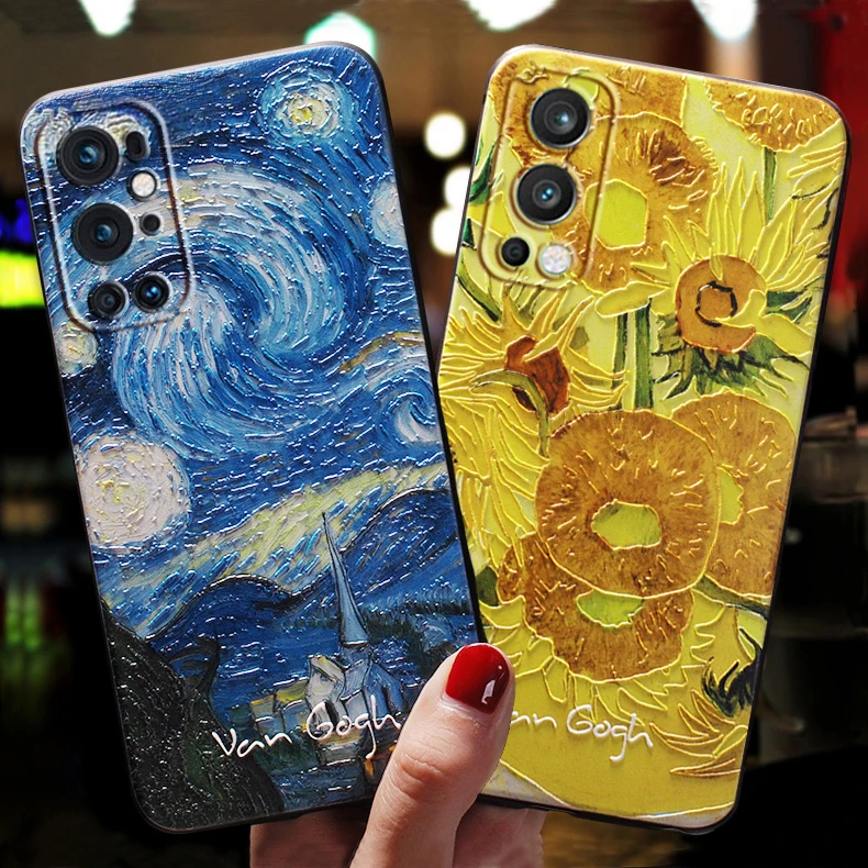 

3D Art Phone Case For OnePlus 9 8 Pro Nord 2 9R Cases Cover Cute Soft Coque For Fundas One Plus OnePlus 8Pro 9Pro Nord2 9 R Case