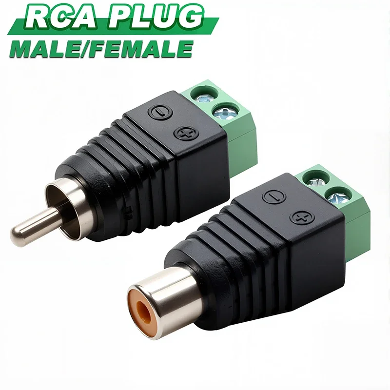 10 шт. клеммная колодка RCA CAT5 для камеры видеонаблюдения видеобалун гнездовой или