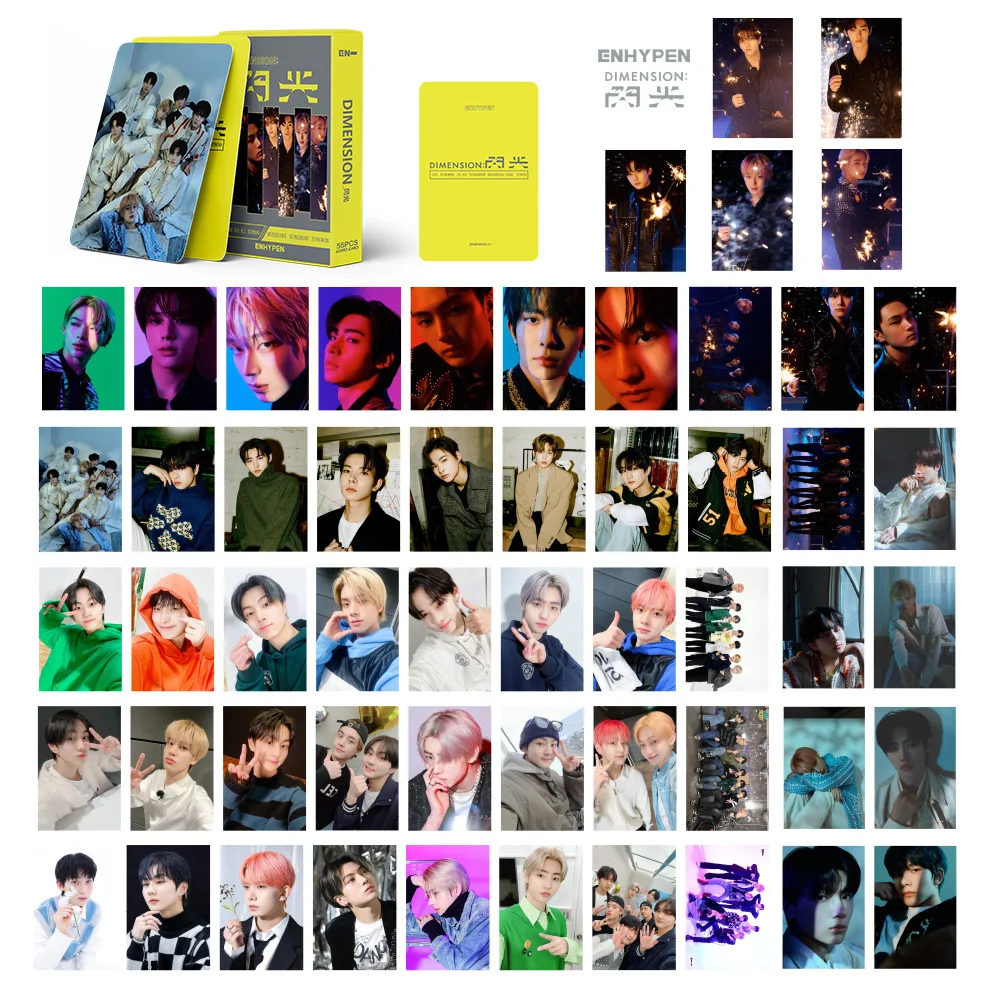 

6 стилей, новый альбом K-Pop ENHYPEN, LOMO Card, фотооткрытка, открытка