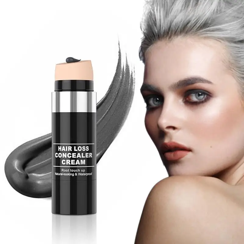 

One-Time Hair Dye Instant Gray Root Coverage Hair Loss Concealer Cream Color Stick Temporary Cover Up White Hair Colour Dye