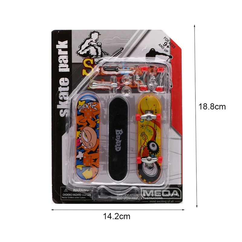 Скейтборд 6 в 1 с черным пальцем тренировочные игры сцена скейтборд рампой