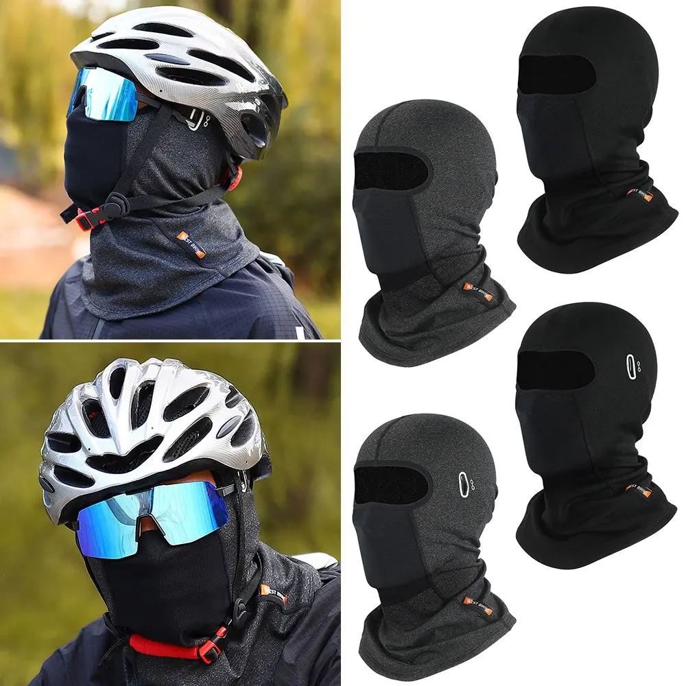 

Motorcycle Face Mask Balaclava Neck Brace Winter Warm Headgear with Glasses Hole Outdoor Sports Windproof Ski Scarf Cap