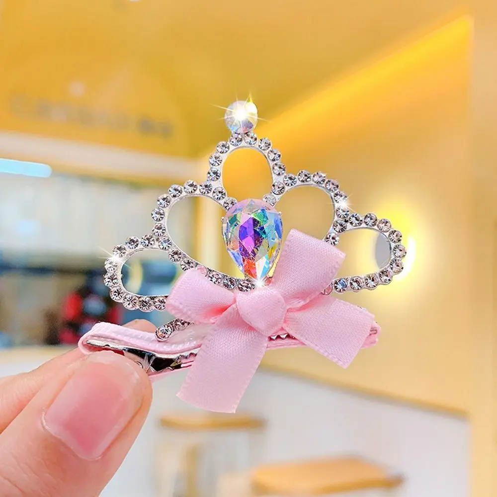 

Fairy Lovely Rhinestone Star Rabbit Ear Girl Headdress Alloy Headwear Bow Hair Clip Hair Accessory Kids Hairpin