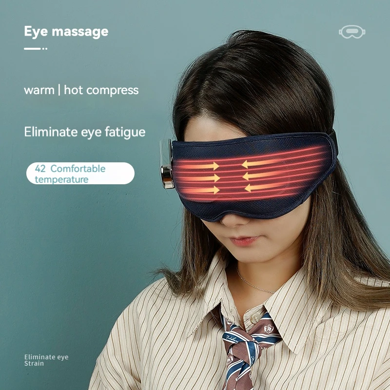 

Electric Eye Mask 3D Hot Compress Vibration Massage Ice Compress Eye Mask for Relief Dry Eyes Eye Fatigue Relieve Sleep Mask