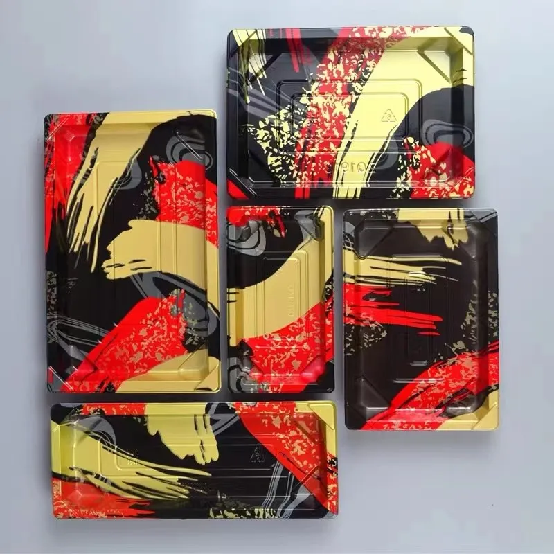 50 шт. одноразовые контейнеры для суши фруктовых пирожных |