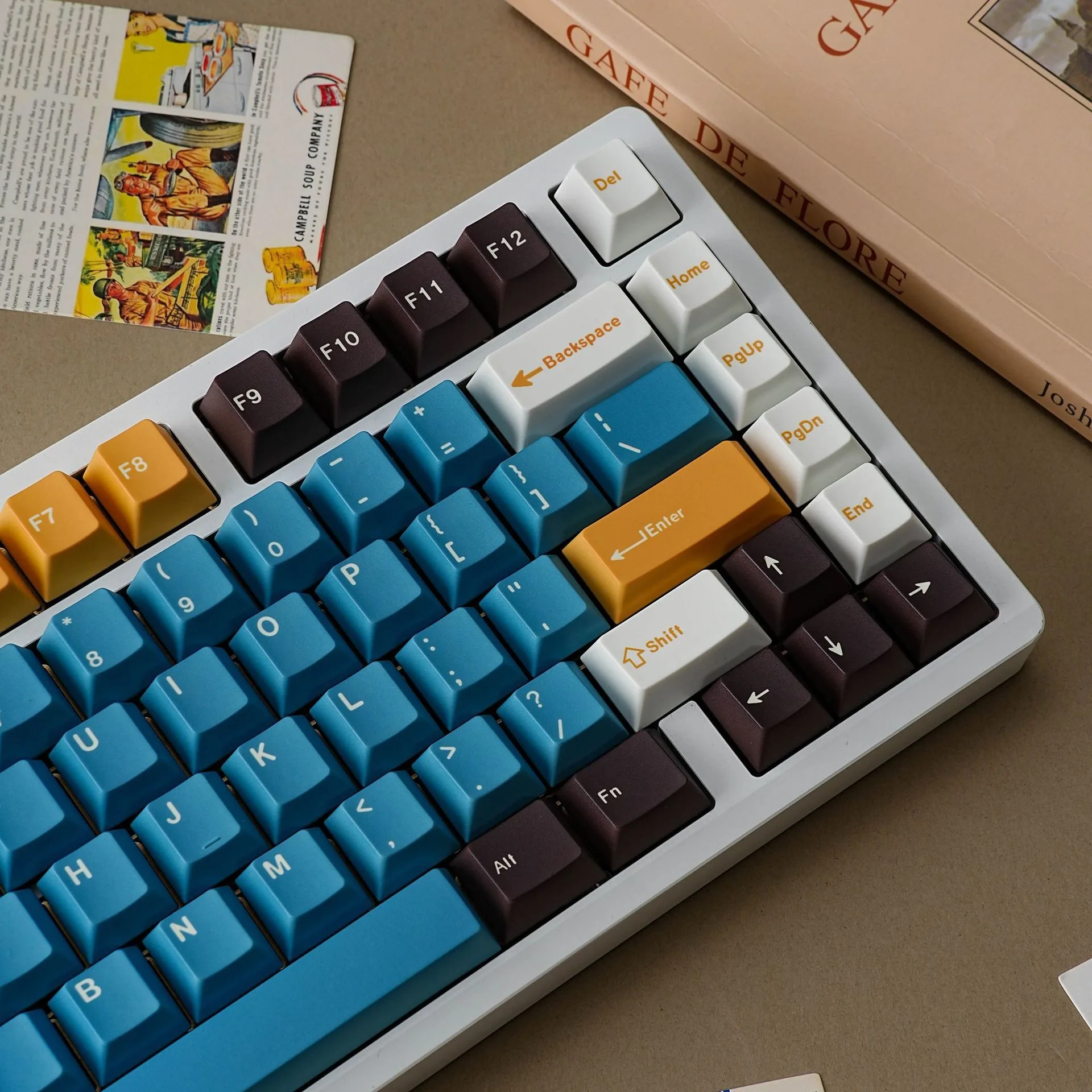 Фото Клавиши для механических клавиатур (Hebrew, Russian, German, Spanish, French, Abnt2, UK, Japanese, Korean) Cherry Profile PBT Keycap 7U ISO Enter №2