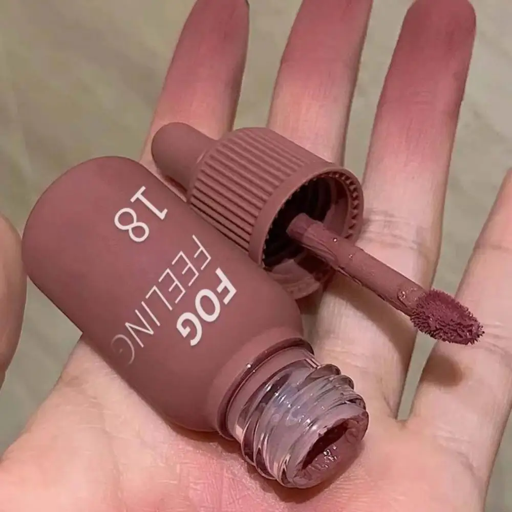 

Nude Velvet Matte Lipstick Cute Bottle Red Lip Tint Lip Gloss 6 Colors Long Lasting Soft Mist Lip Glaze Female Cosmetic Makeup