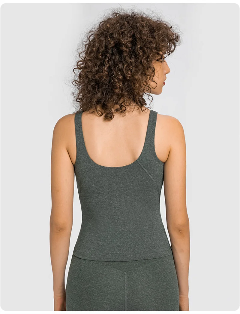 

LULU вам нравится спортивный жилет для фитнеса с V-образным вырезом, Женская майка до талии, сексуальная спортивная рубашка без рукавов, свобо...