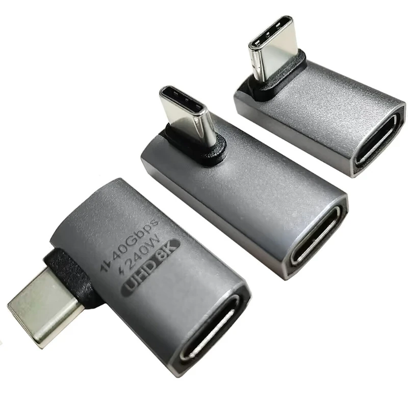 

UHD8K High-Speed 40G Type C Adapter Metal Type-C Connector 240W Output Female to