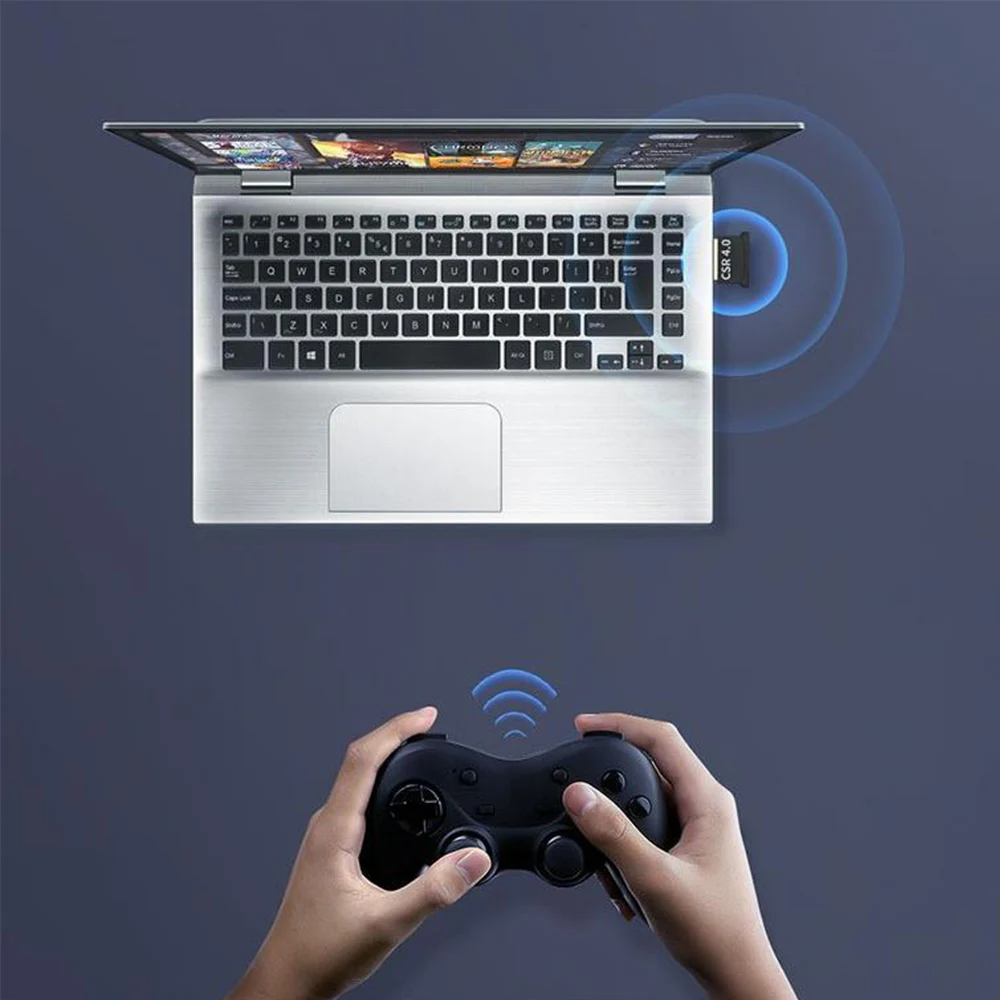 Bluetooth адаптер беспроводной компьютер механическая клавиатура мышь геймпад для