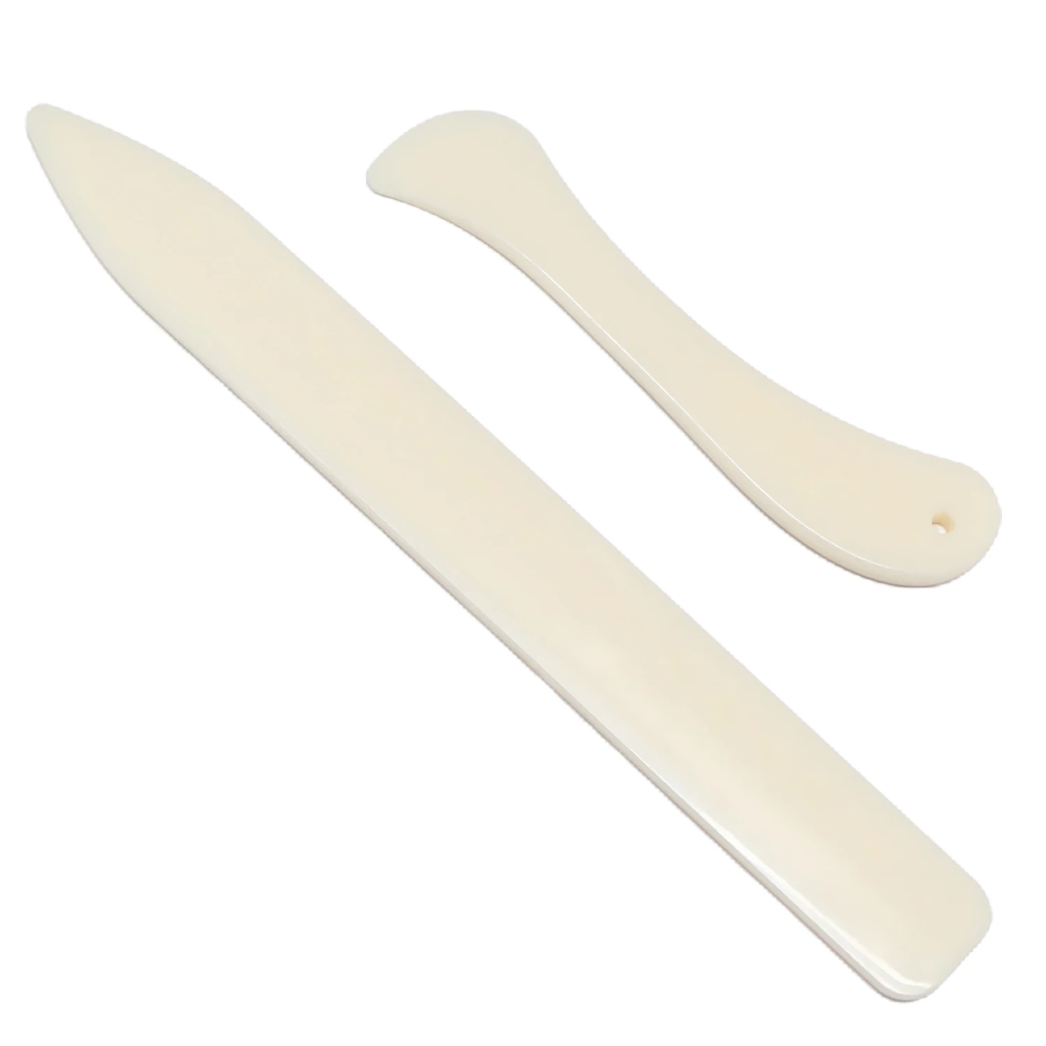 

2 PCS/Set Plastic Bone Scoring Folding Creasing Tool For Folder Paper Creaser Scrapbooking DIY Handmade Bookbinding Cards Tools