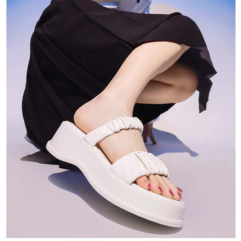 Women's Slippers Platform Heel: 2023 Summer New Sandals, Girls Wear Fashion Beach Shoes, Casual Women's Shoes Luxury Sandals