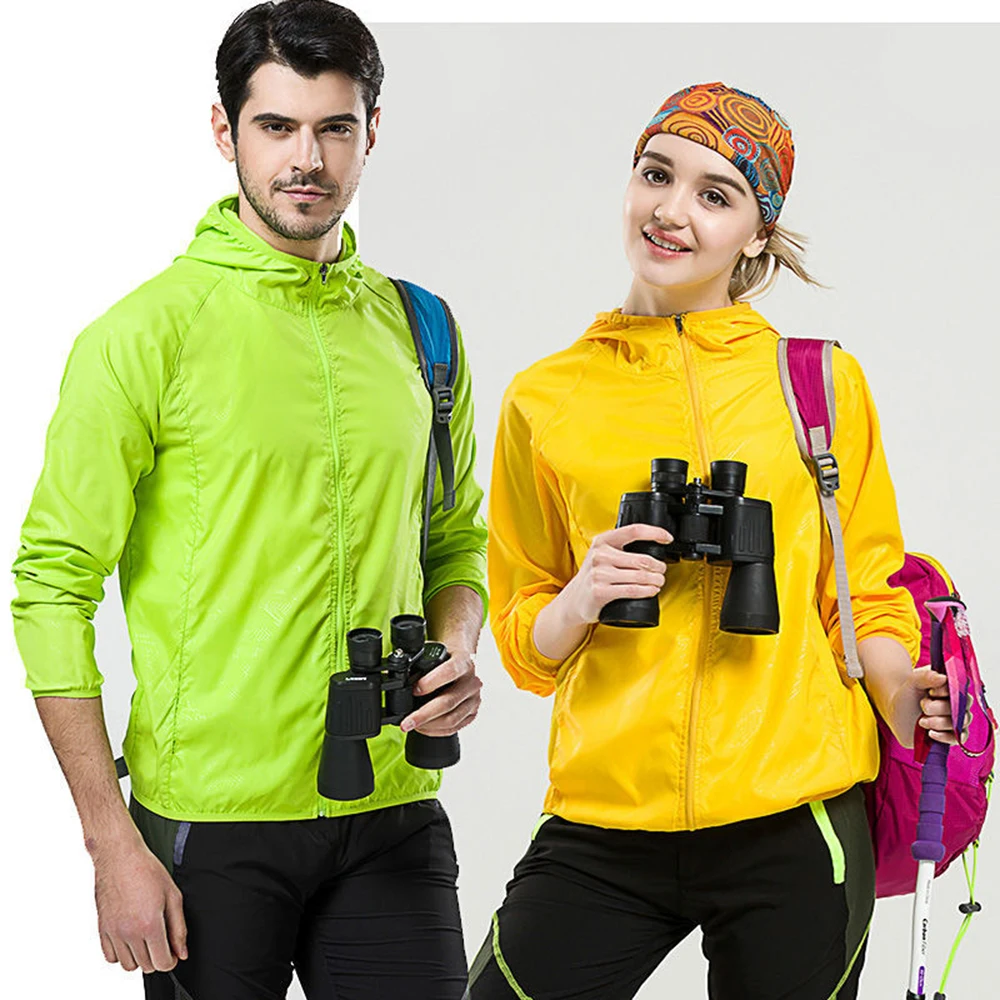 

Hiking Jacket Solid Waterproof Quick Dry Windbreaker Camping Hunting Jaqueta Sports Sun Protection Coats Lightweight Men Women