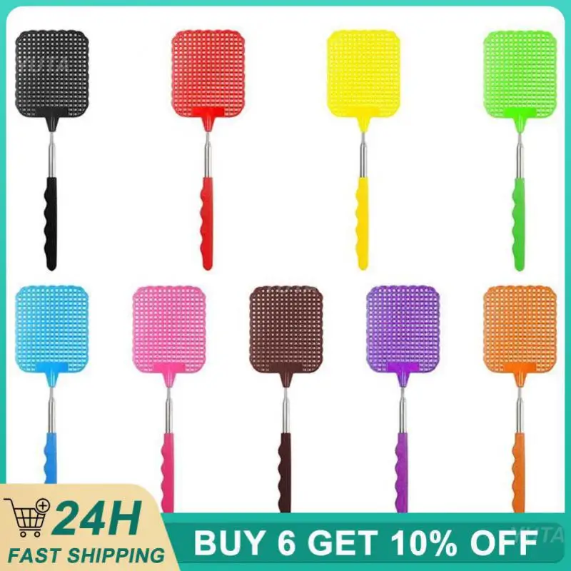 

Flapper Insect Killer Adjustable Extendable Wholesale Prevent Pest Mosquito Tool Fly Swatters Plastic Creative New Flyswatter