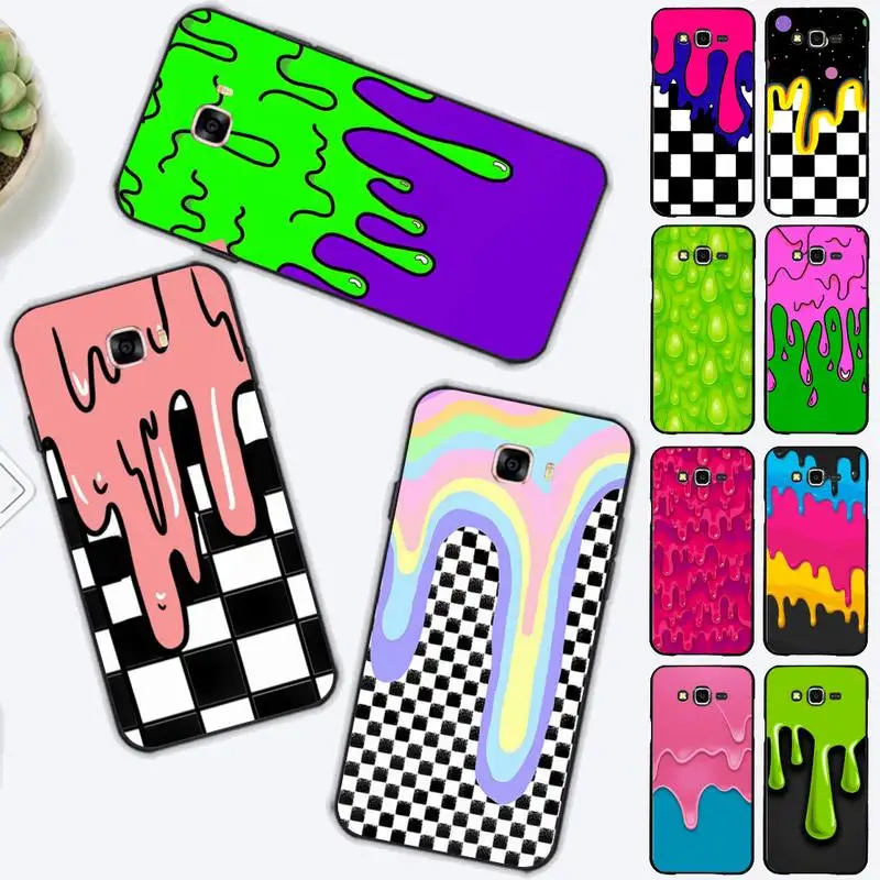 

Dripping Slime Phone Case for Samsung J 2 3 4 5 6 7 8 prime plus 2018 2017 2016 core