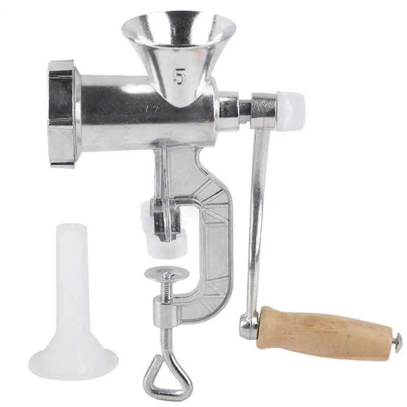 

Manual Meat Grinder Household Noodle Sausage Food Processor Aluminum Alloy Spice Grinding Machine Kitchen Tools